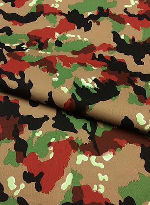 Хлопок для тренча (н) орнамент милитари - в интернет-магазине тканей Тессутидея арт. 01-4041