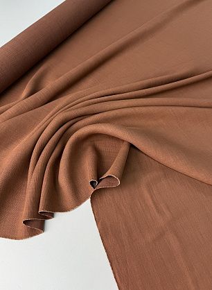 Плательная вискоза+ацетат (о) коричневая - в интернет-магазине тканей Тессутидея арт. 04-1806