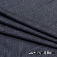 Костюмная клетка Super 150 (н) серо-коричневая Kiton - итальянские ткани Тессутидея арт. 05-3171