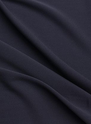 Крепдешин стрейч (о) темно-синий - в интернет-магазине тканей Тессутидея арт. 10-4532
