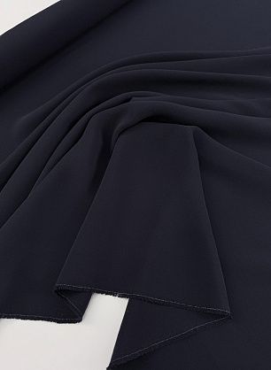 Шелк кади (о) темно-синий - в интернет-магазине тканей Тессутидея арт. 10-4763