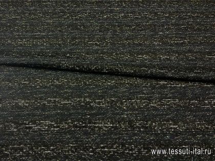 Шанель с люрексом (н) сине-черно-белая - итальянские ткани Тессутидея арт. 03-4969