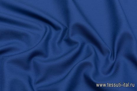 Костюмная (о) синяя диагональ - итальянские ткани Тессутидея арт. 05-4316