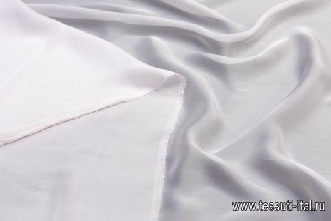 Шифон (о) светло-розово-белый - итальянские ткани Тессутидея арт. 10-1307
