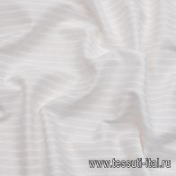 Сорочечная (о) белая полоска - итальянские ткани Тессутидея арт. 01-7057