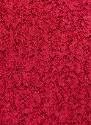 Кружевное полотно (о) темно-красное - в интернет-магазине тканей Тессутидея арт. 01-4933