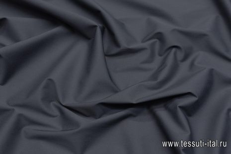 Сорочечная стрейч (о) черная - итальянские ткани Тессутидея арт. 01-7035