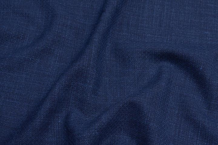 Костюмная (н) синяя меланжевая в стиле Loro Piana - итальянские ткани Тессутидея арт. 05-4164