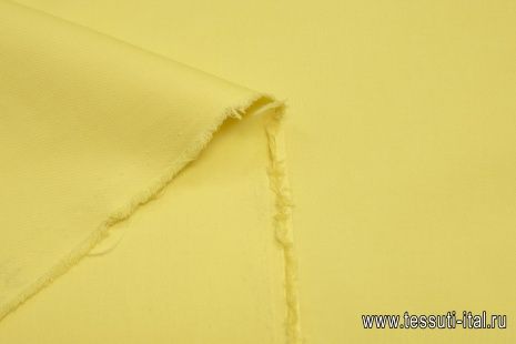 Хлопок стрейч костюмный (о) желтый - итальянские ткани Тессутидея арт. 01-6550