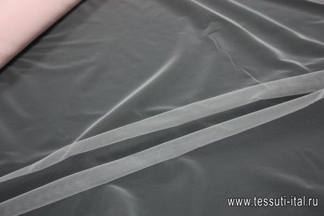 Плательная сетка (о) розовая ш-150см - итальянские ткани Тессутидея арт. 03-3707
