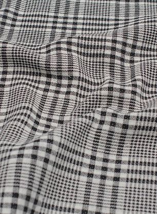 Костюмная дабл (н) черно-белая клетка - в интернет-магазине тканей Тессутидея арт. 05-4475