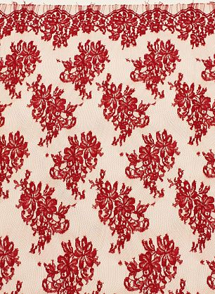 Кружево (о) брусничное ш-90см - в интернет-магазине тканей Тессутидея арт. 03-7163