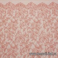 Кружево (о) розовое ш-135см - итальянские ткани Тессутидея арт. 03-7164