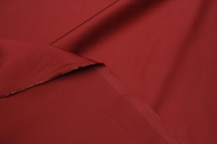 Хлопок стрейч (о) брусничный - итальянские ткани Тессутидея арт. 01-7479