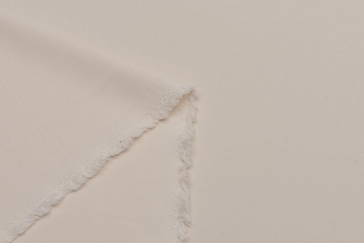 Плательная кади стрейч (о) молочная - итальянские ткани Тессутидея арт. 04-1524