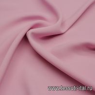 Плательная кади шелк с вискозой (о) розовая - итальянские ткани Тессутидея арт. 10-3380
