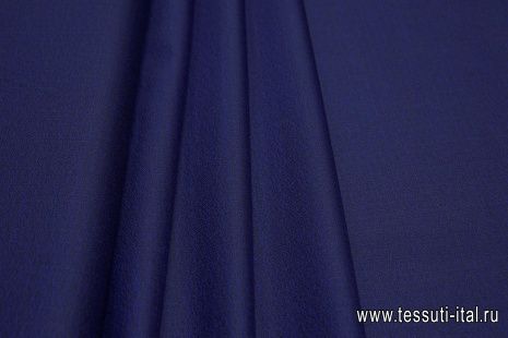 Костюмная стрейч (о) сине-черная меланж - итальянские ткани Тессутидея арт. 05-3771