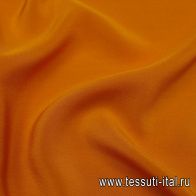 Крепдешин (о) оранжевый - итальянские ткани Тессутидея арт. 10-3266
