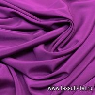 Крепдешин стрейч (о) темно-сиреневый - итальянские ткани Тессутидея арт. 02-8845