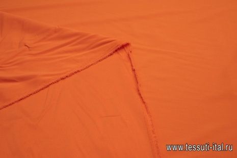 Подкладочная стрейч (о) оранжевая - итальянские ткани Тессутидея арт. 07-1269