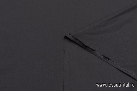 Костюмная (310 г/м) (о) черная  - итальянские ткани Тессутидея арт. 05-4357