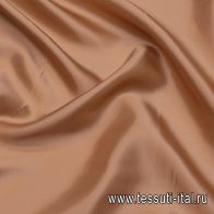 Подкладочная диагональ (о) песочная - итальянские ткани Тессутидея арт. 08-1335