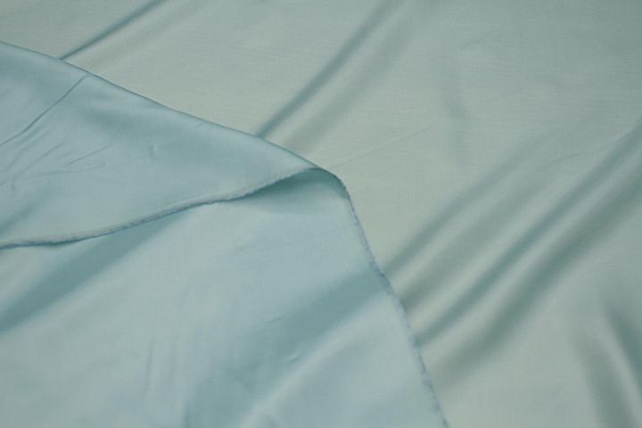 Подкладочная вискоза (о) бирюзово-серая - итальянские ткани Тессутидея арт. 08-1379
