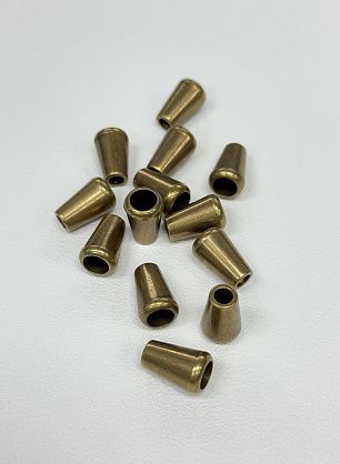 Наконечник пластик под бронзу - в интернет-магазине тканей Тессутидея арт. F-7182