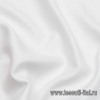 Костюмная диагональ (о) белая - итальянские ткани Тессутидея арт. 05-4325