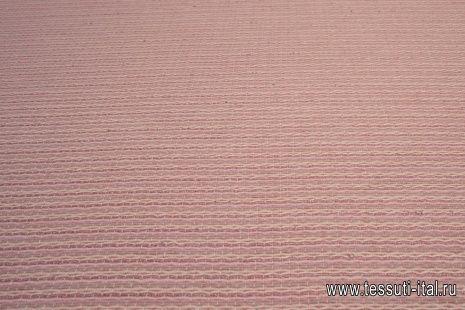 Шанель с люрексом (н) розово-бежевая - итальянские ткани Тессутидея арт. 03-6178