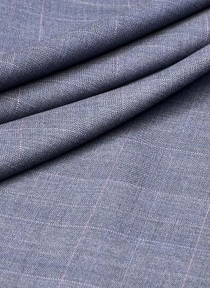 Костюмная клетка (н) сине-коричневая - в интернет-магазине тканей Тессутидея арт. 05-2840