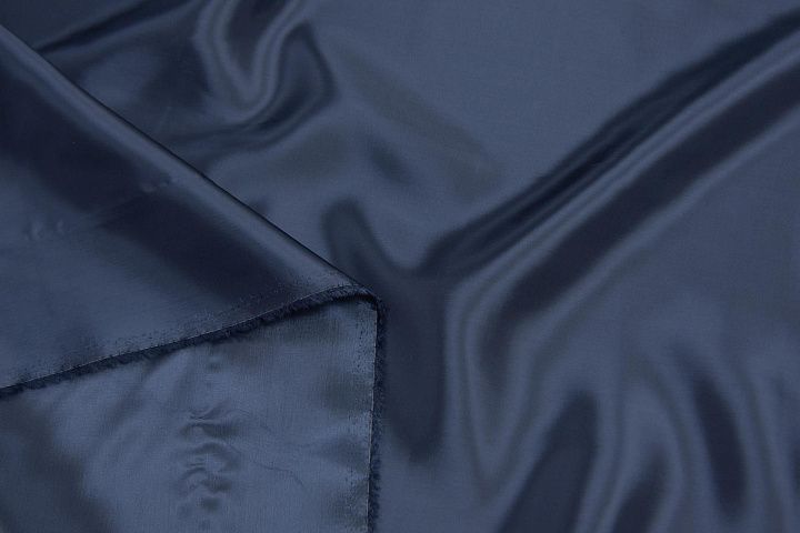 Подкладочная вискоза (о) темно-синяя - итальянские ткани Тессутидея арт. 08-1208