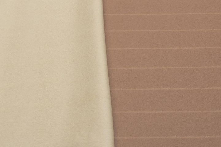 Пальтовая двухслойная (о) бежевая/коричневая - итальянские ткани Тессутидея арт. 09-1995