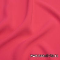 Шелк кади (о) коралловый - итальянские ткани Тессутидея арт. 10-2144