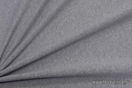Футер с начесом хлопок (о) серый в стиле Gucci - итальянские ткани Тессутидея арт. 12-1090