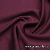 Трикотаж дабл (о) баклажановый - итальянские ткани Тессутидея арт. 15-1096