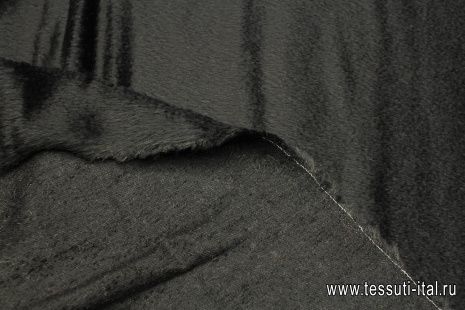 Пальтовая (о) черная - итальянские ткани Тессутидея арт. 09-2062