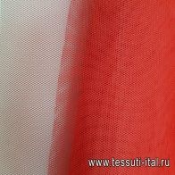 Сетка плательная (о) красная - итальянские ткани Тессутидея арт. 03-6500