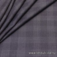 Костюмная стрейч (о) серая клетка - итальянские ткани Тессутидея арт. 05-2960