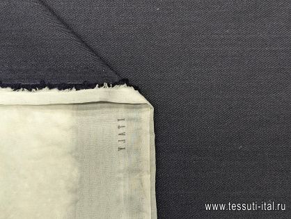 Костюмная с водоотталкивающим покрытием и утеплителем Thindown (о) темно-синяя - итальянские ткани Тессутидея арт. 05-4425