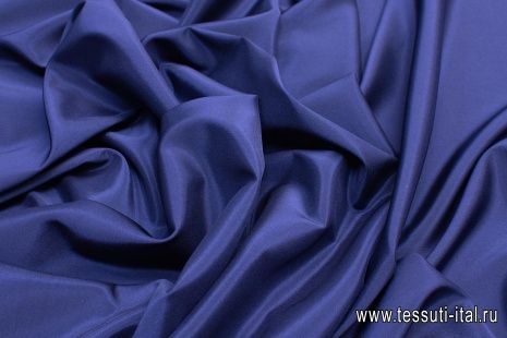 Подкладочная стрейч (о) синяя - итальянские ткани Тессутидея арт. 07-1240