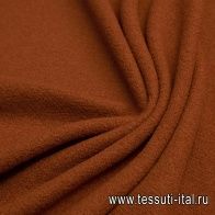 Пальтовая лоден (о) коричнево-оранжевая - итальянские ткани Тессутидея арт. 09-1698