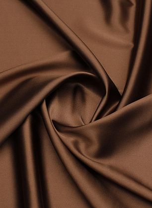 Шелк атлас стрейч (о) коричневый - в интернет-магазине тканей Тессутидея арт. 10-4021