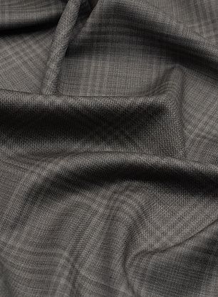 Костюмная (н) зелено-бежевая клетка - в интернет-магазине тканей Тессутидея арт. 05-4313