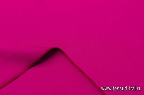 Плательная стрейч (о) фуксия - итальянские ткани Тессутидея арт. 17-0898