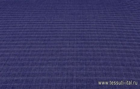Костюмная (н) синяя меланжевая клетка - итальянские ткани Тессутидея арт. 05-3008