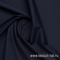 Хлопок стрейч (о) темно-синий - итальянские ткани Тессутидея арт. 01-7617