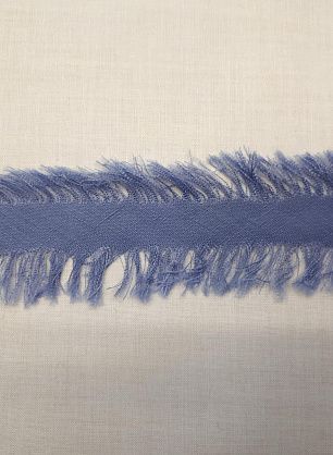 Тесьма с бахромой (о) голубая ш-4см - в интернет-магазине тканей Тессутидея арт. 01-4809