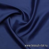 Подкладочная вискоза (о) синяя - итальянские ткани Тессутидея арт. 08-1491