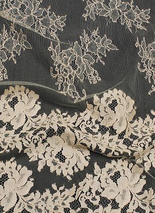 Кружевное полотно (н) бежево-персиковое - в интернет-магазине тканей Тессутидея арт. 03-6911